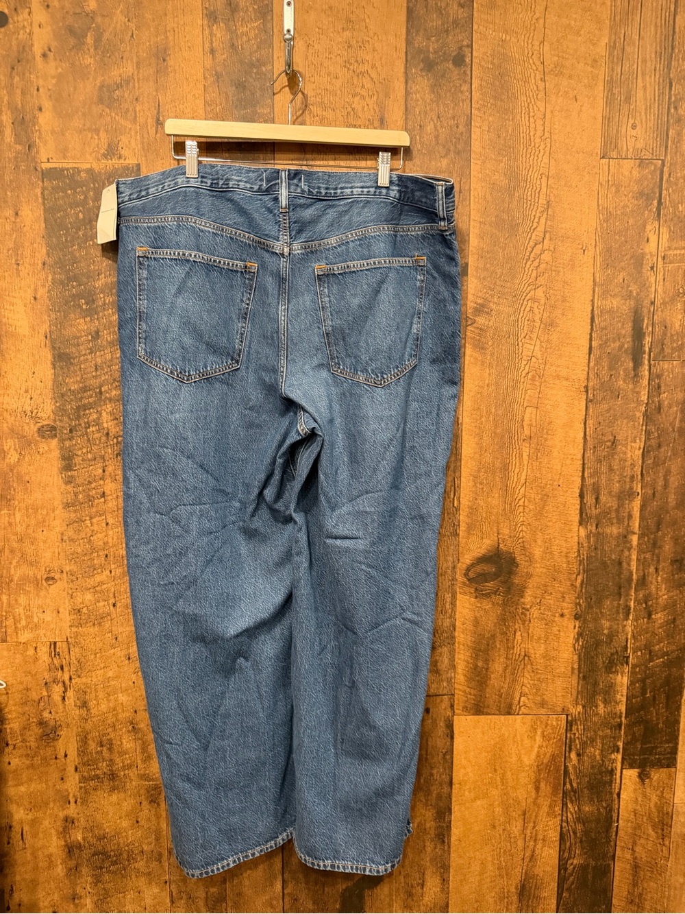 NWT abercrombie and fitch high rise wide leg jeans SIZE 34 - Picture 3 of 7